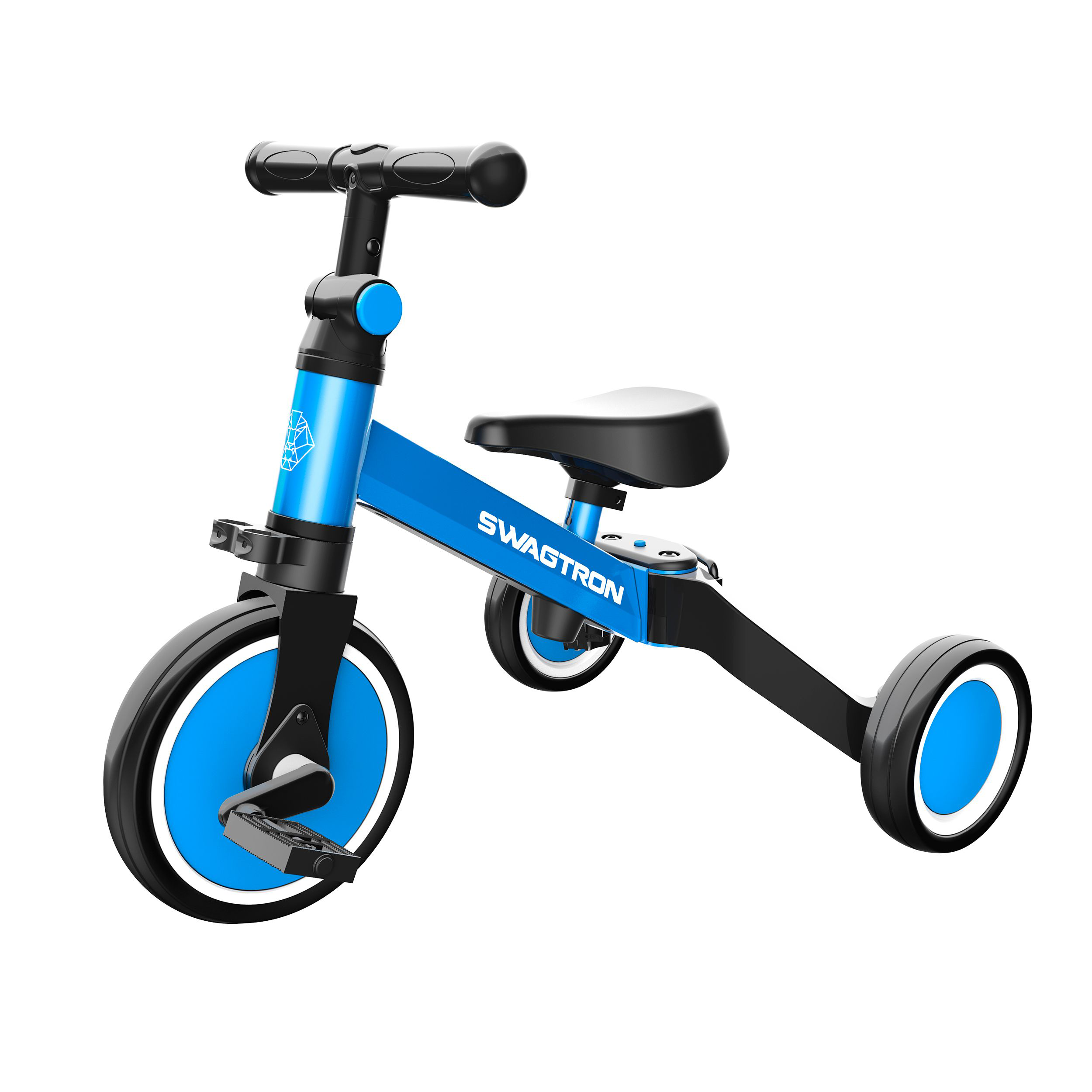 Swagtron K7 3in1 Balance Trike, Tricycle, and Balance Bike for